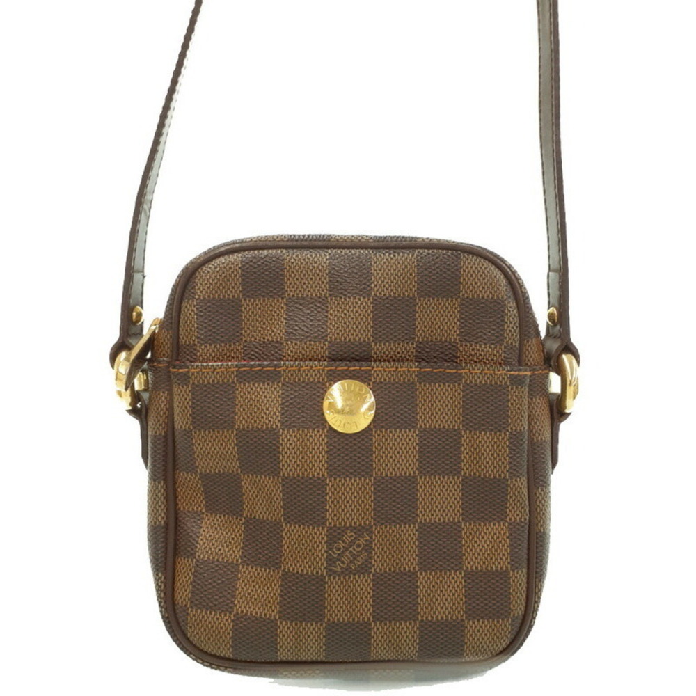Louis Vuitton Damier Ebene Brown Rift Shoulder Bag